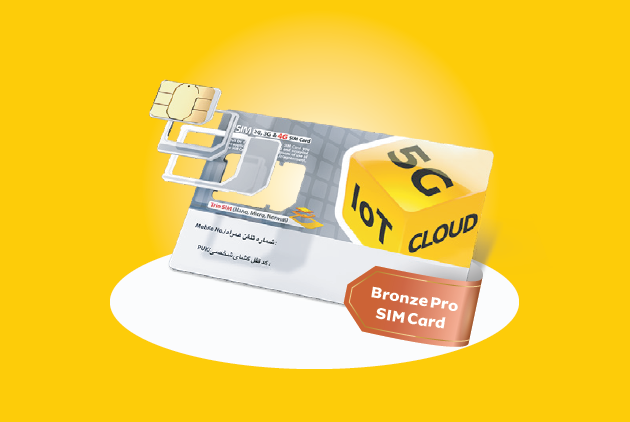 سیم کارت حرفه ای ایرانسل  – بلورین