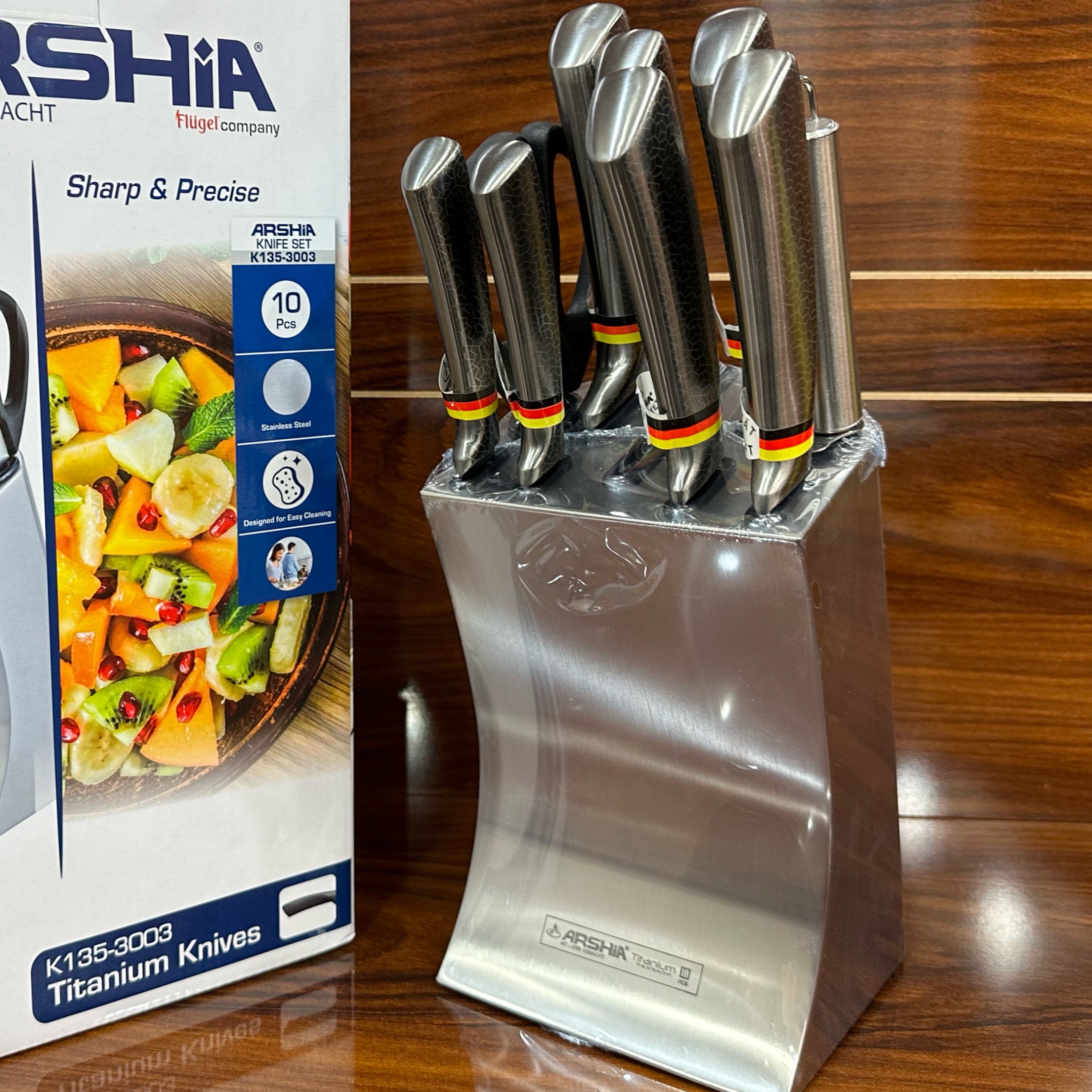 سرویس چاقو تیتانیوم عرشیا مدل۳۰۰۳