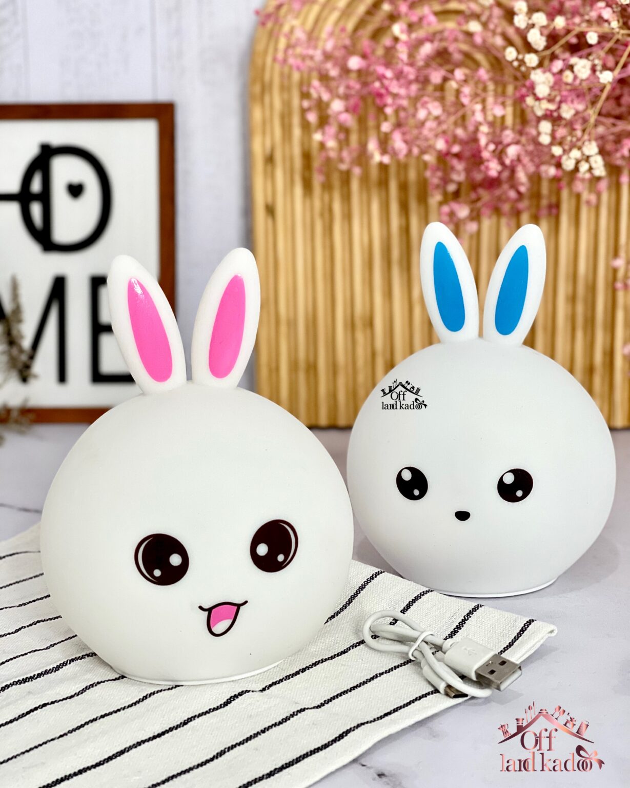 چراغ خواب خرگوشی سیلیکونی