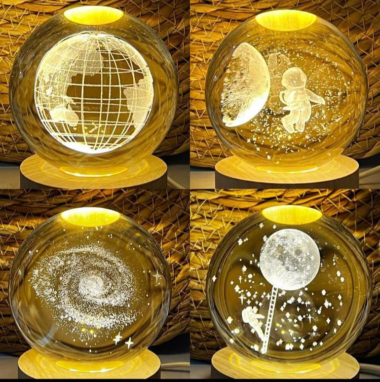 چراغ خواب طرح گوی سایز ۱۰*۸*۸