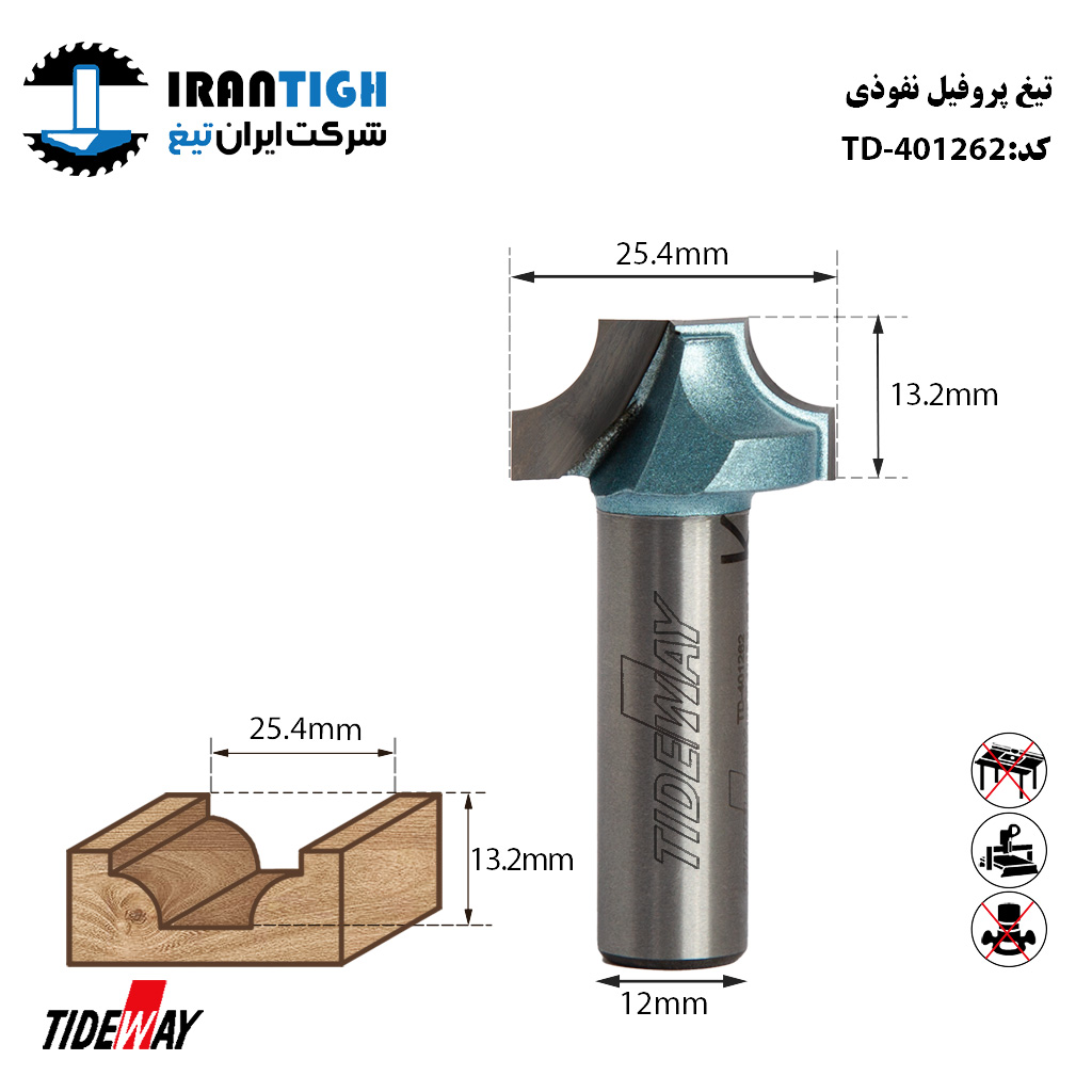 تیغ پروفیل نفوذی 401262 TIDEWAY