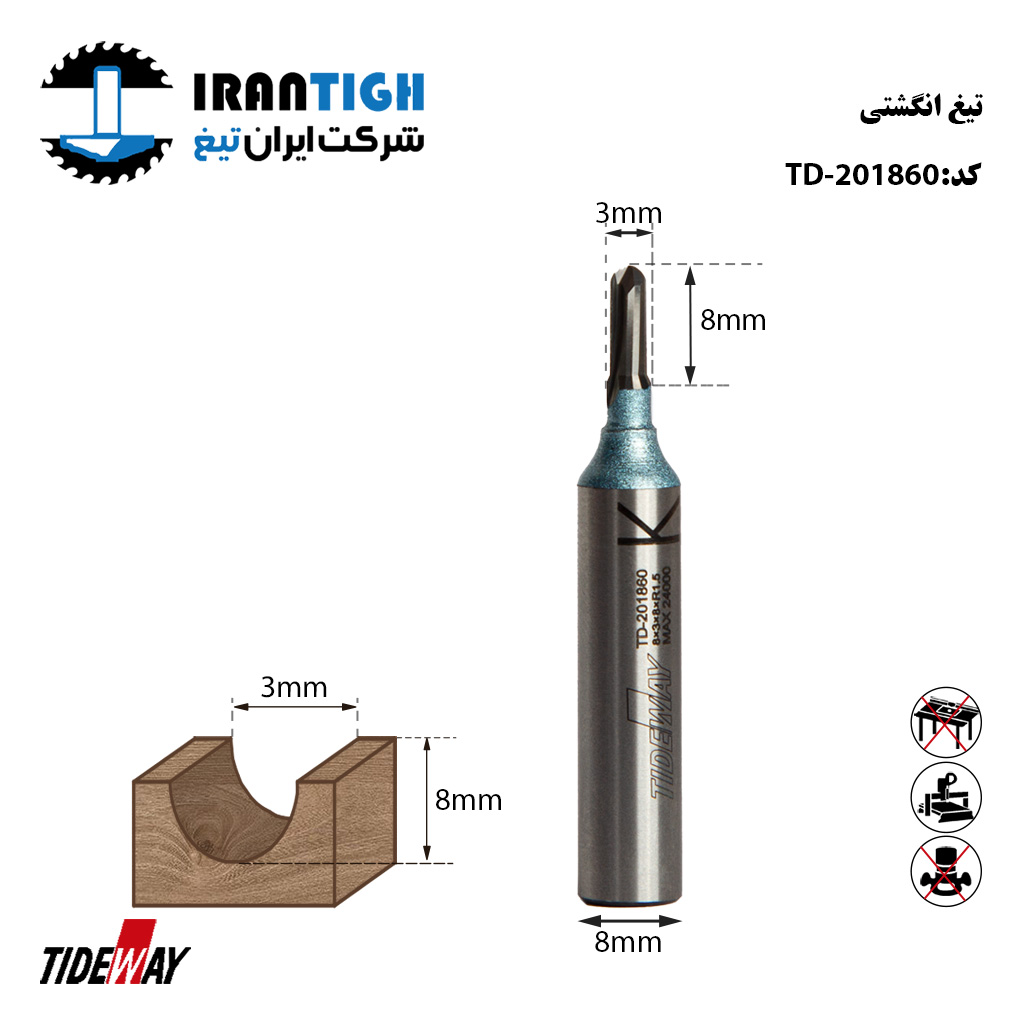 تیغ انگشتی 201860 TIDEWAY