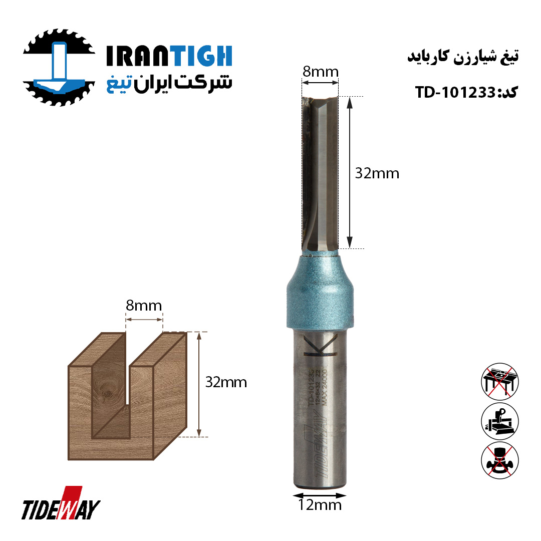 شیار زن tideway 101233