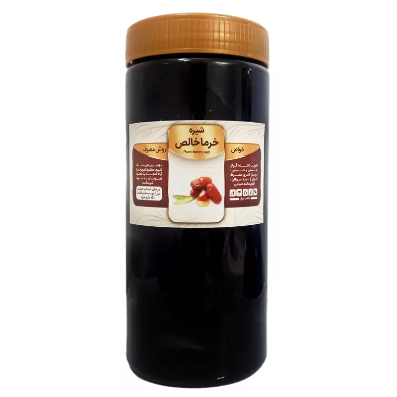 شیره خرما طبیعی ایران زمین ۸۰۰ گرم