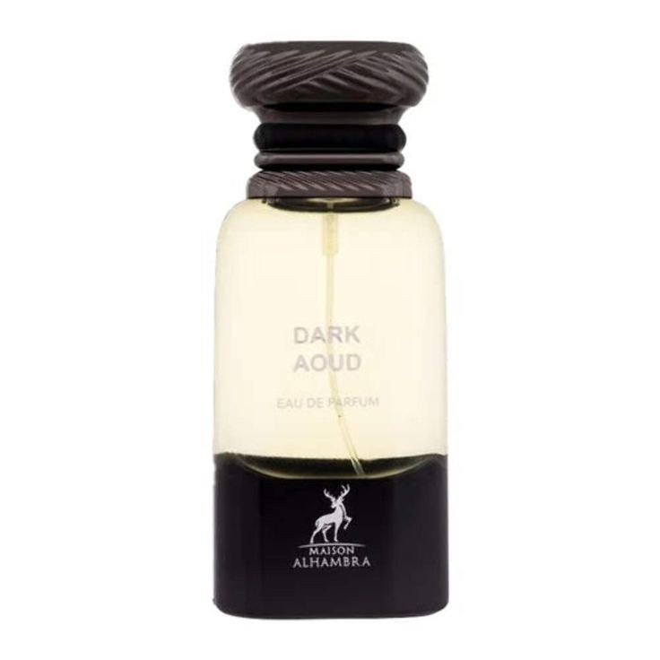 "تصویر ادکلن الحمرا دارک اود Dark Aoud با رایحه‌ای مشابه تام فورد اود وود، لوکس و ماندگار."