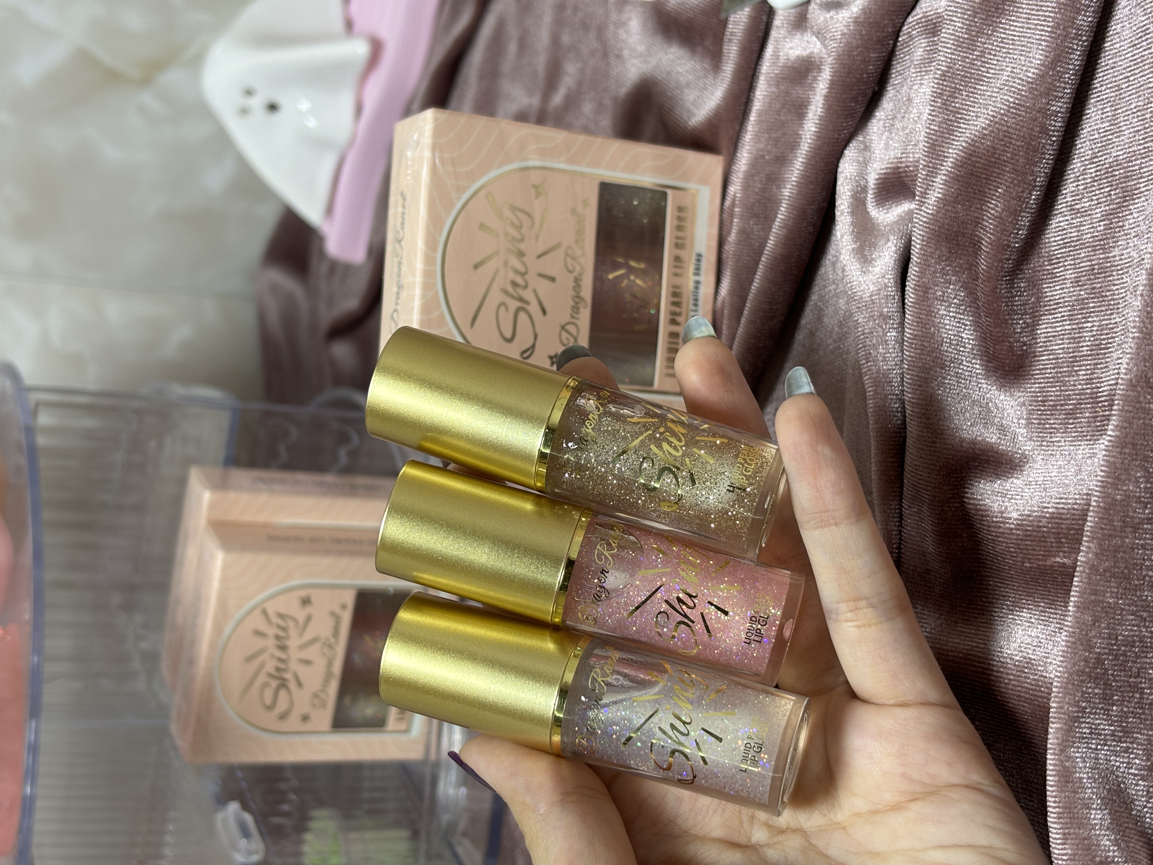 پک ۳ تایی لیپ گلاس دراگون رانی