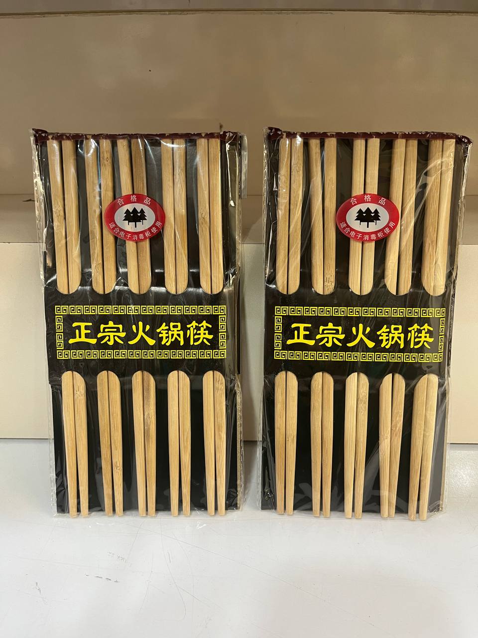 چاپستیک ۵ جفتی ساده مناسب کافه و رستوران‌های آسیایی