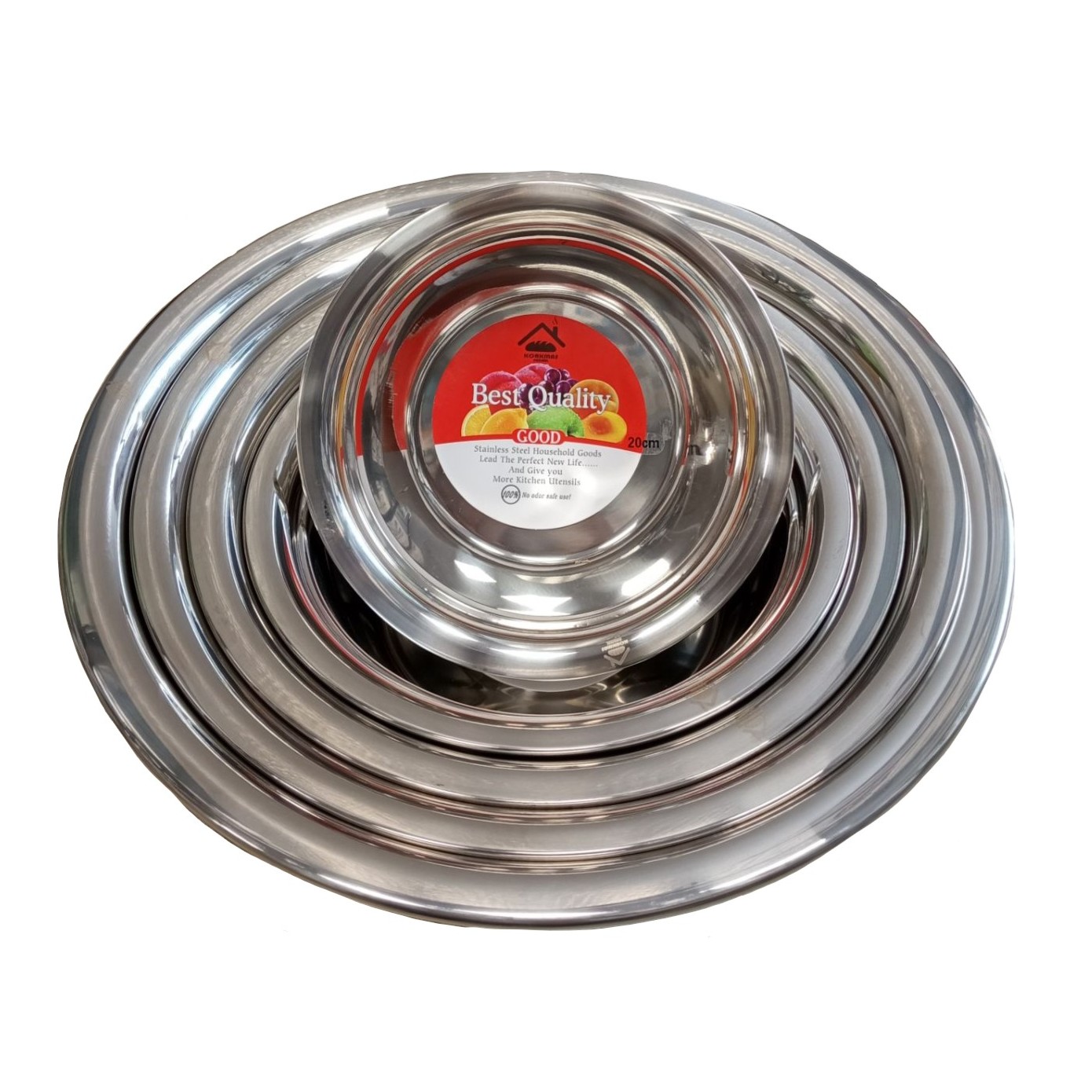 ست آبکش کرکماز مدل استیل مجموعه 5 عددی