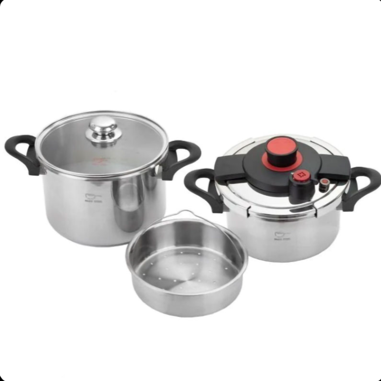 زودپز دوقلو پارس استیل مدل وستا مدل 4 و 6 لیتر