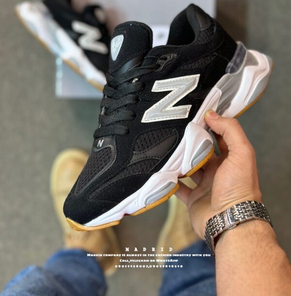 کتونی نیوبالانس ۹۰۶۰ زنانه رنگ مشکی کتونی دخترانه و پسرانه newbalance