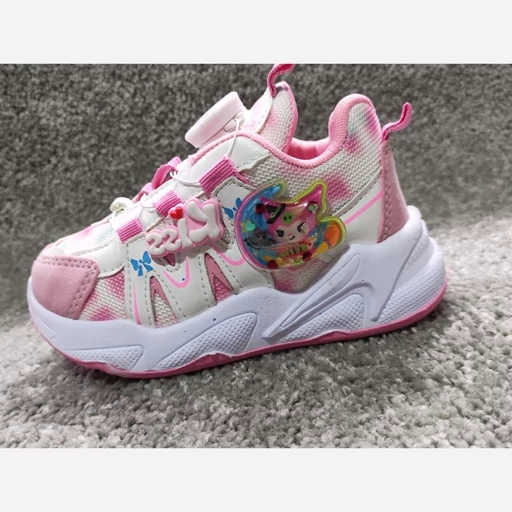 کتونی بچگانه کرومی آکواریومی دیسکی کتونی دخترانه جدید وپرفروش