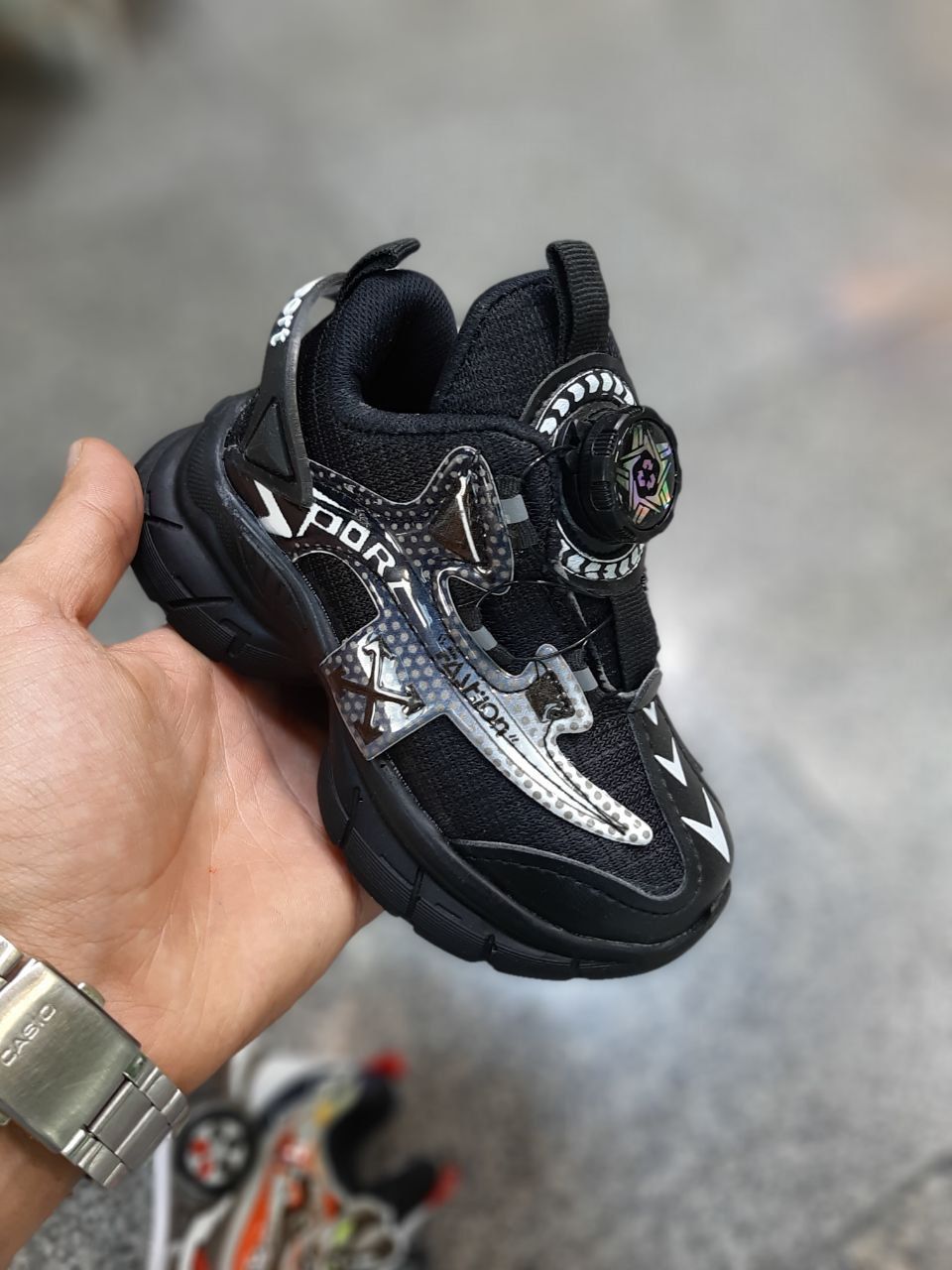 کتونی بچگانه بند دیسکی آف وایت کتونی پسرانه و دخترانه