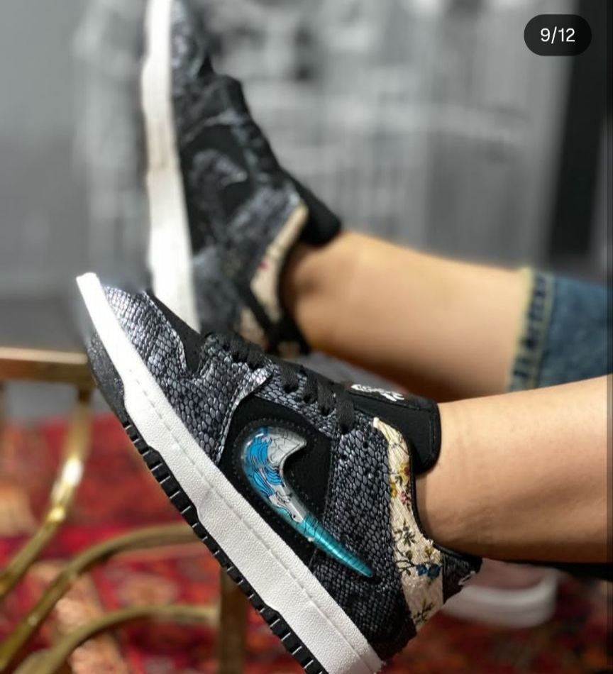 کتونی نایک دراگون زنانه کتونی دخترانه دراگون مشکی