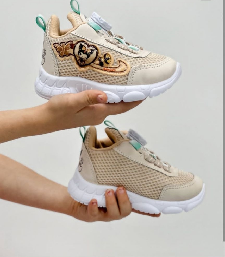 کتونی کرومی چراغدار بند دیسکی کتونی بچگانه کتونی دخترانه کرومی