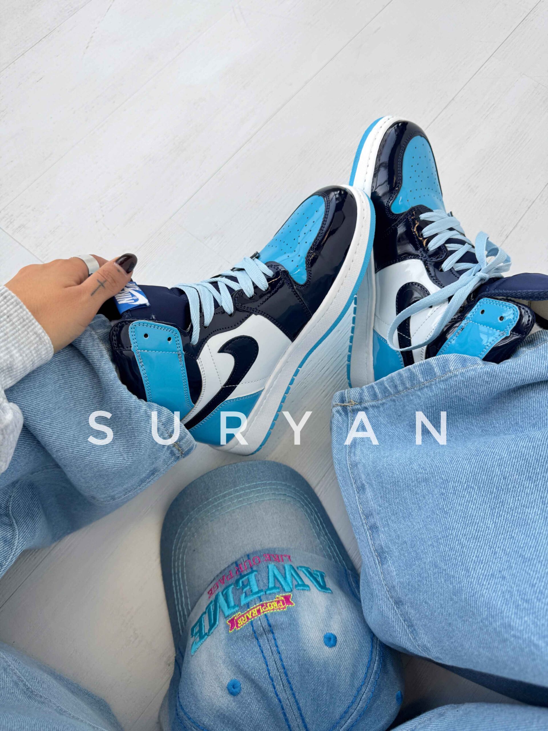 کتونی ساقدار جردن وان ورنی جدید و پرفروش کتونی زنانه و دخترانه جردن