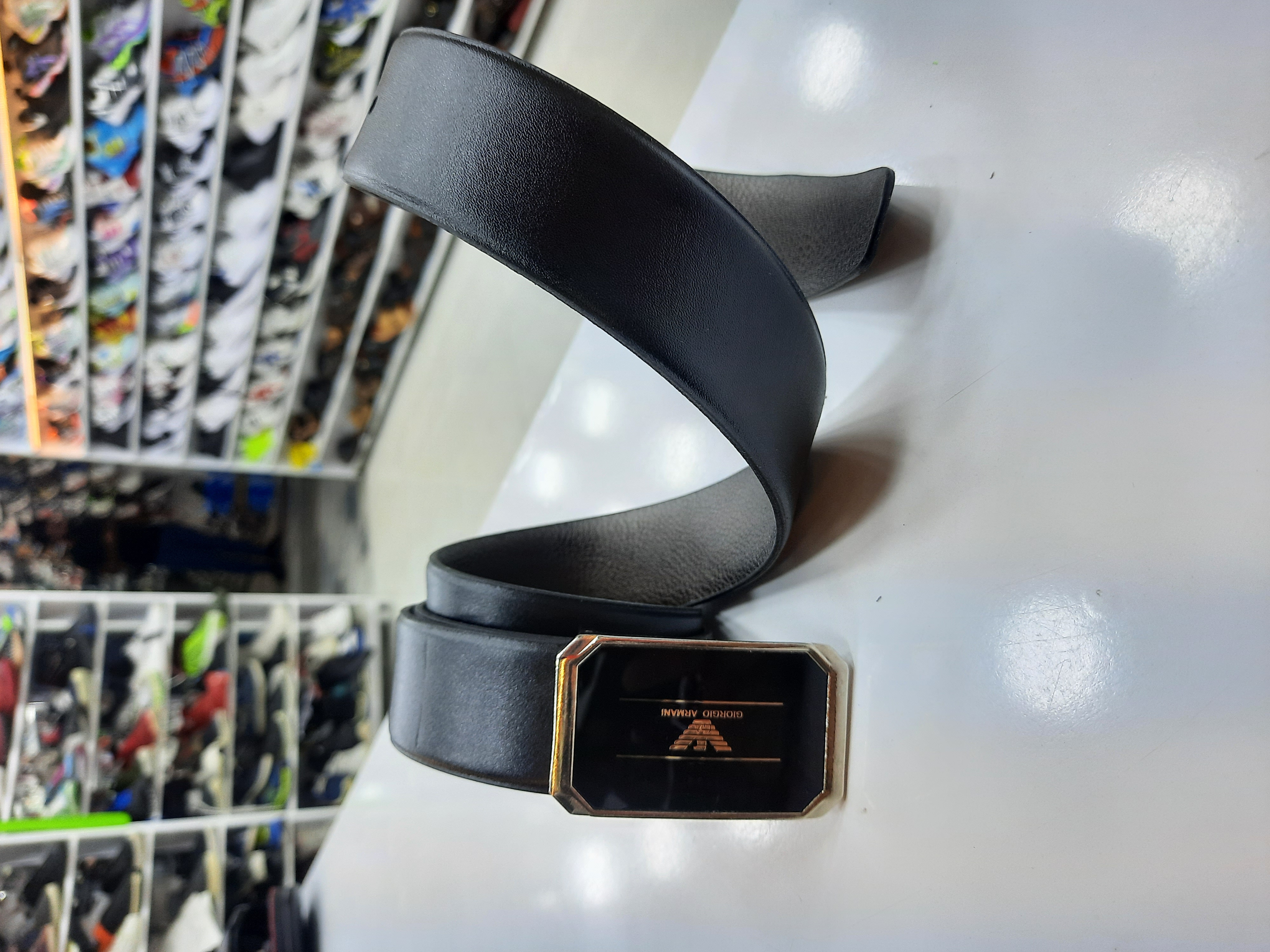 کمربند چرمی پلاکدار مردانه