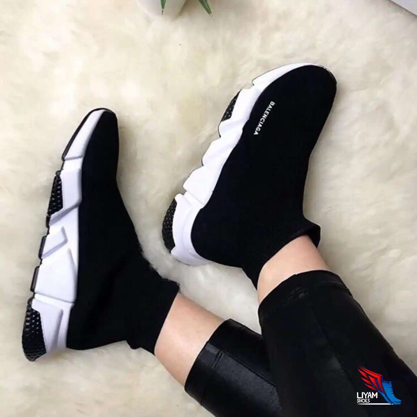 بالنسیاگا عرفان رنگ مشکی سفید دخترانه