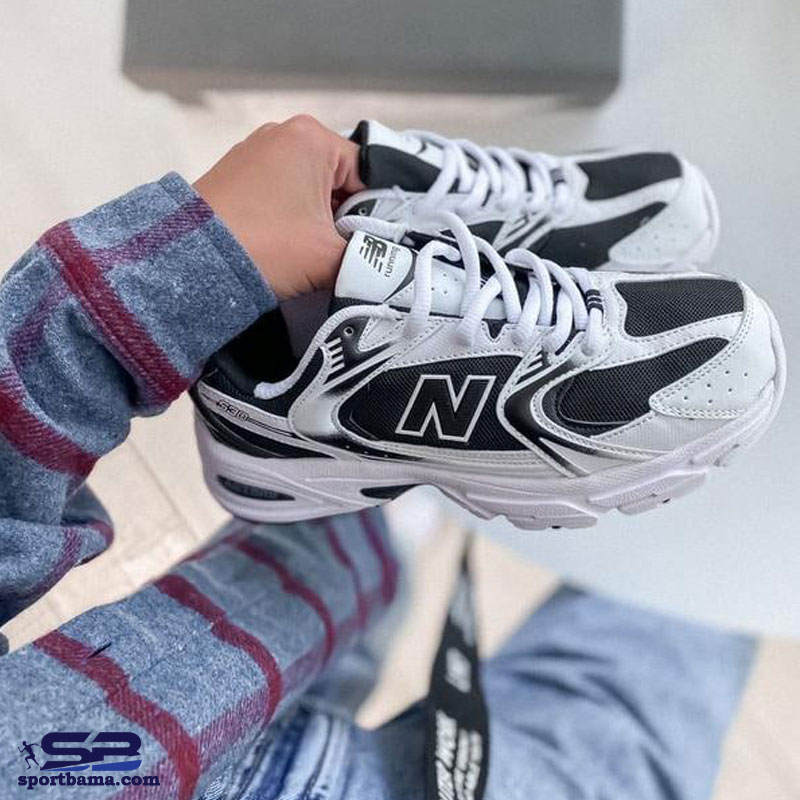 حراج کتونی نیوبالانس 530 سفید مشکی فقط 489/000