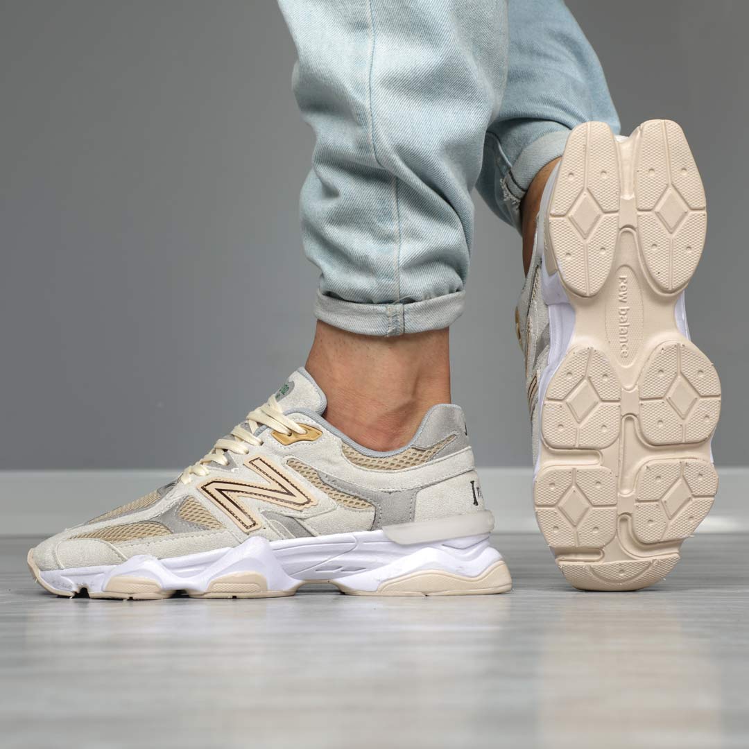 حراج کتونی نیوبالانس 9060  کرم خط سبز تک سایز 41و42 (ارسال رایگان )