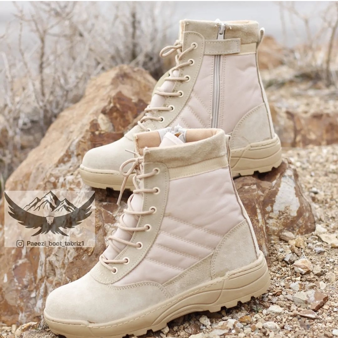 پوتین تاکتیکال مردانه خاکی پاراشوت PARASHOT