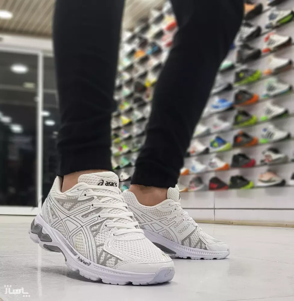 کتونی اسیکس سفید تمام مردانه