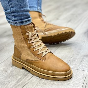 نیم بوت کشی امو بغل زیپی رنگ مشکی EMO SHOES