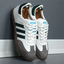 ونس مردانه سامبا سفید مشکی ترند و آف