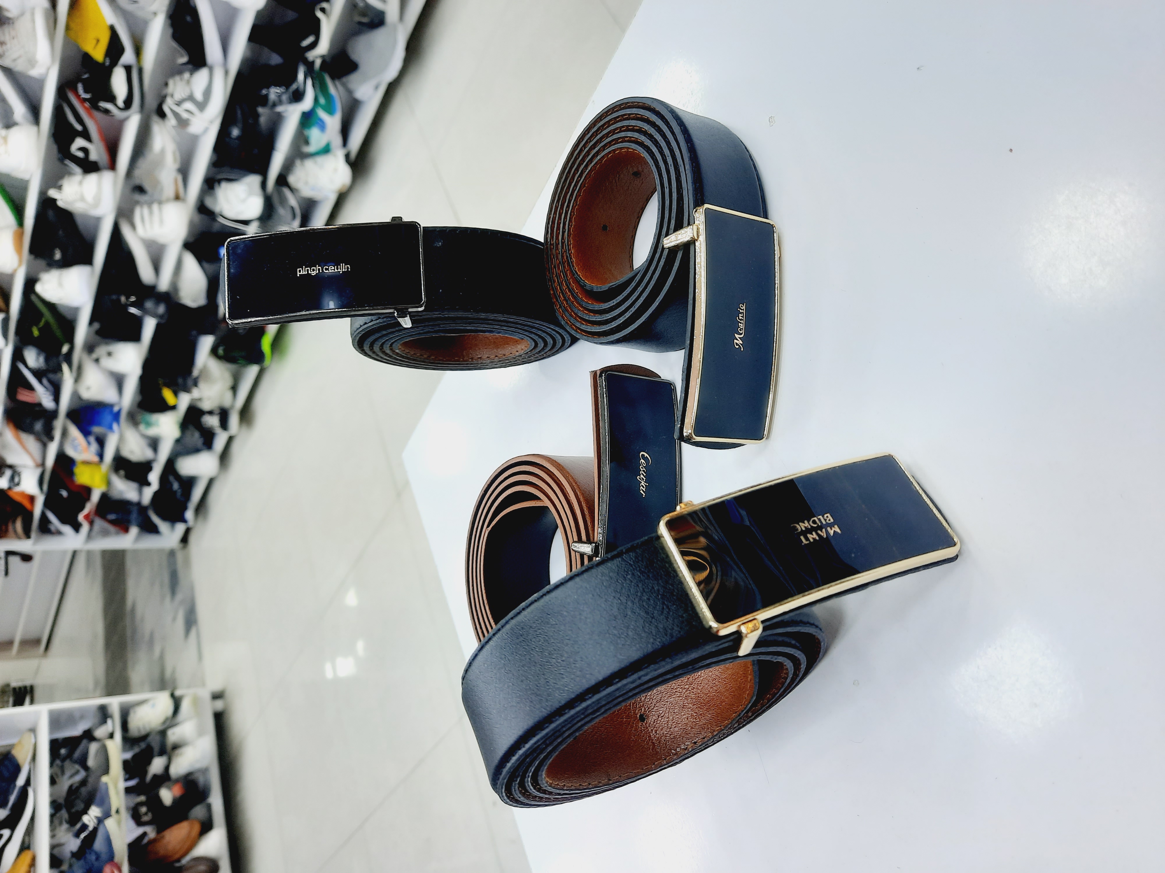 کمربند مردانه پلاکی مجلسی جدید و ترند mcalnio