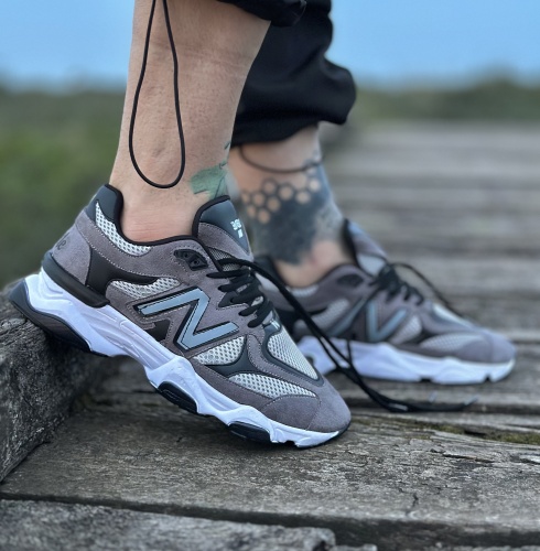 کتونی نیوبالانس 9060 مردانه رنگ طوسی مشکی