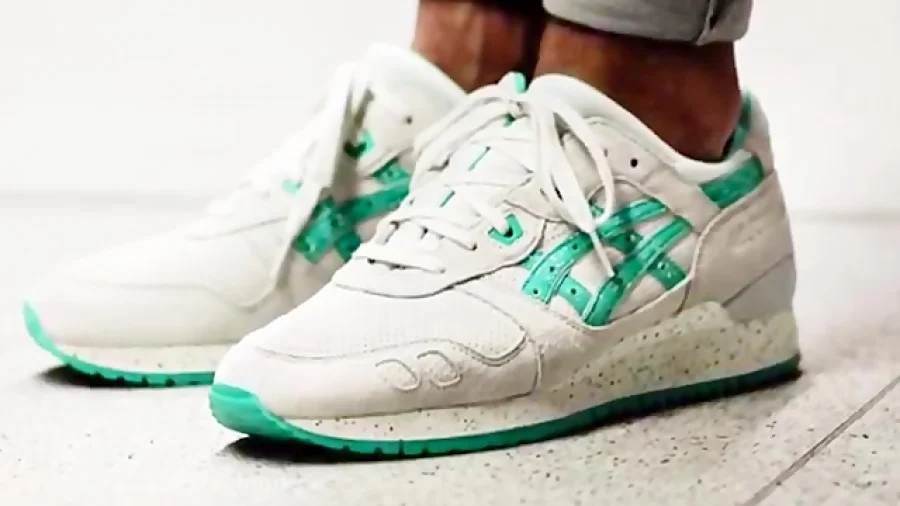 کتونی خارجی آسیکس ASICS GEL LITE V کرم سبز