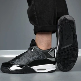 کتونی جردن داب مردانه رنگ مشکی سفید حراج فوق العاده