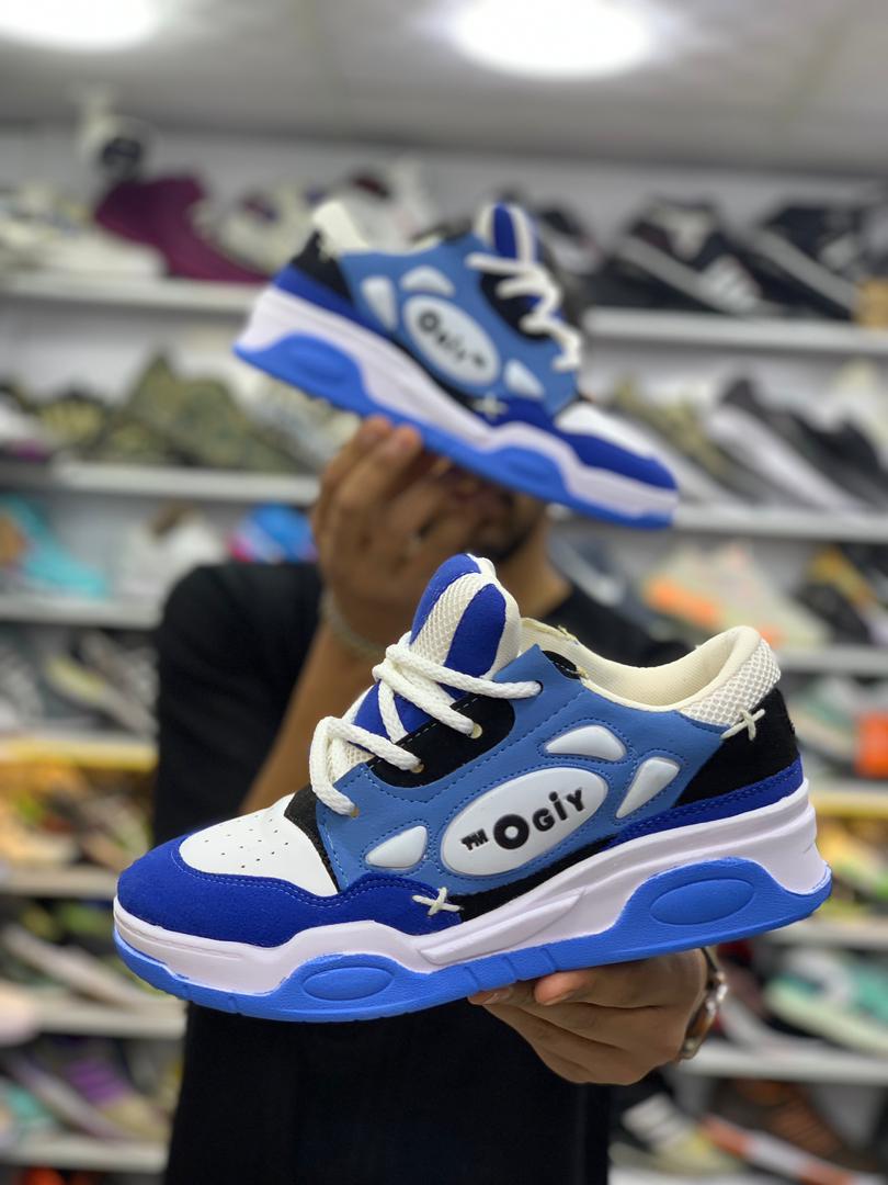 کتونی اوگی OGIY مردانه آبی  بند طنابی (ارسال رایگان)