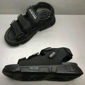 صندل رکابدار طبی رنگ مشکی تمام مدل  FILA