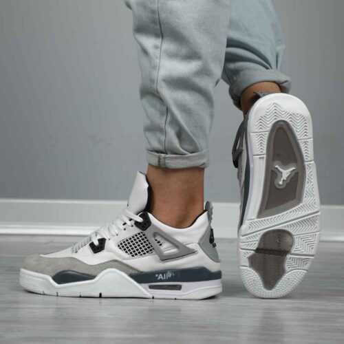 کتونی جردن چهار 4 سفید طوسی جدید و ترند JORDAN