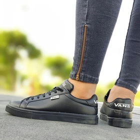 ونس مردانه زیره تخت مشکی تمام حراج VANS