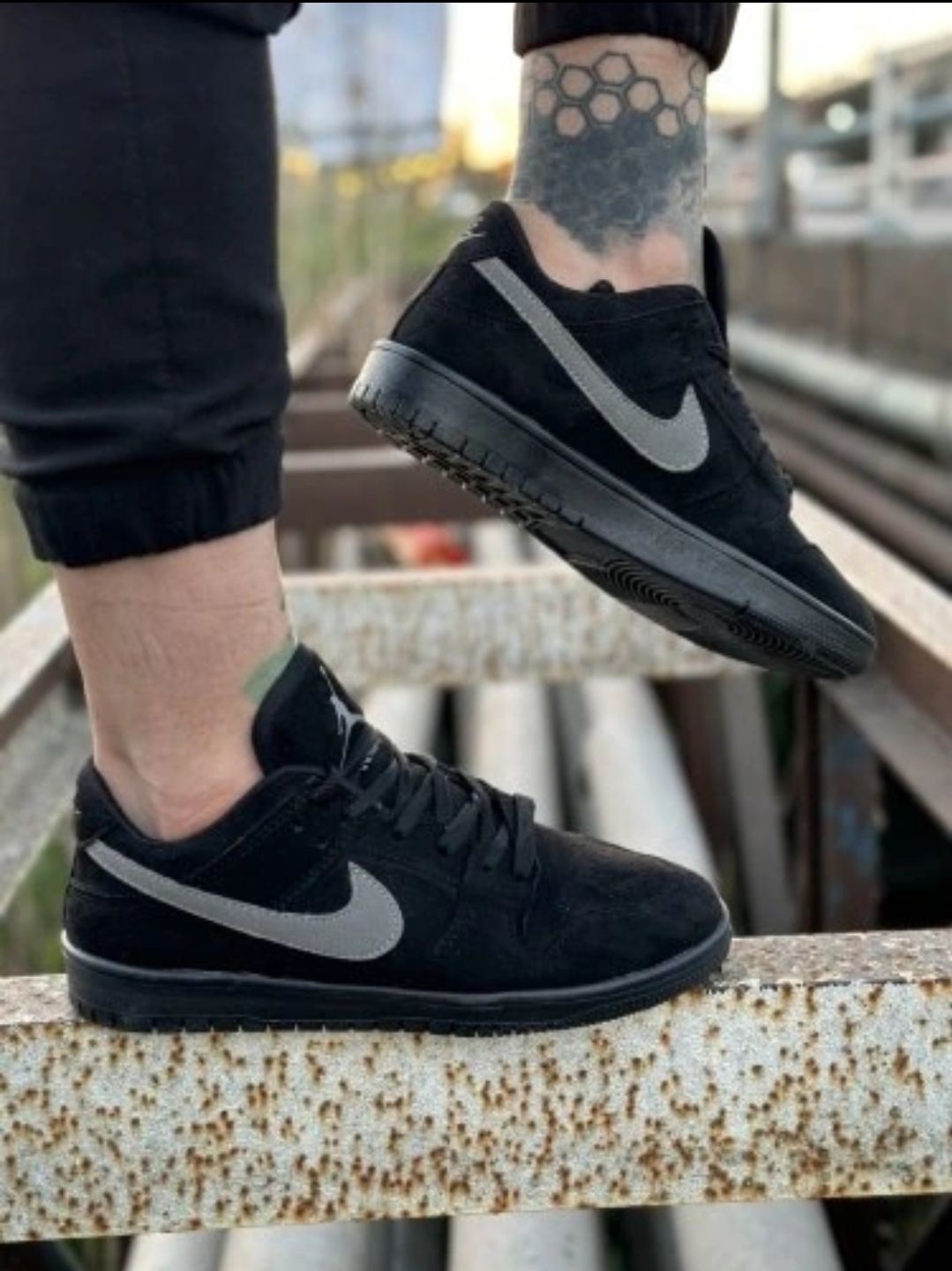 کتونی نایک اس بی کلاسیک رنگ مشکی طوسی  NIKE SB CLASSIC