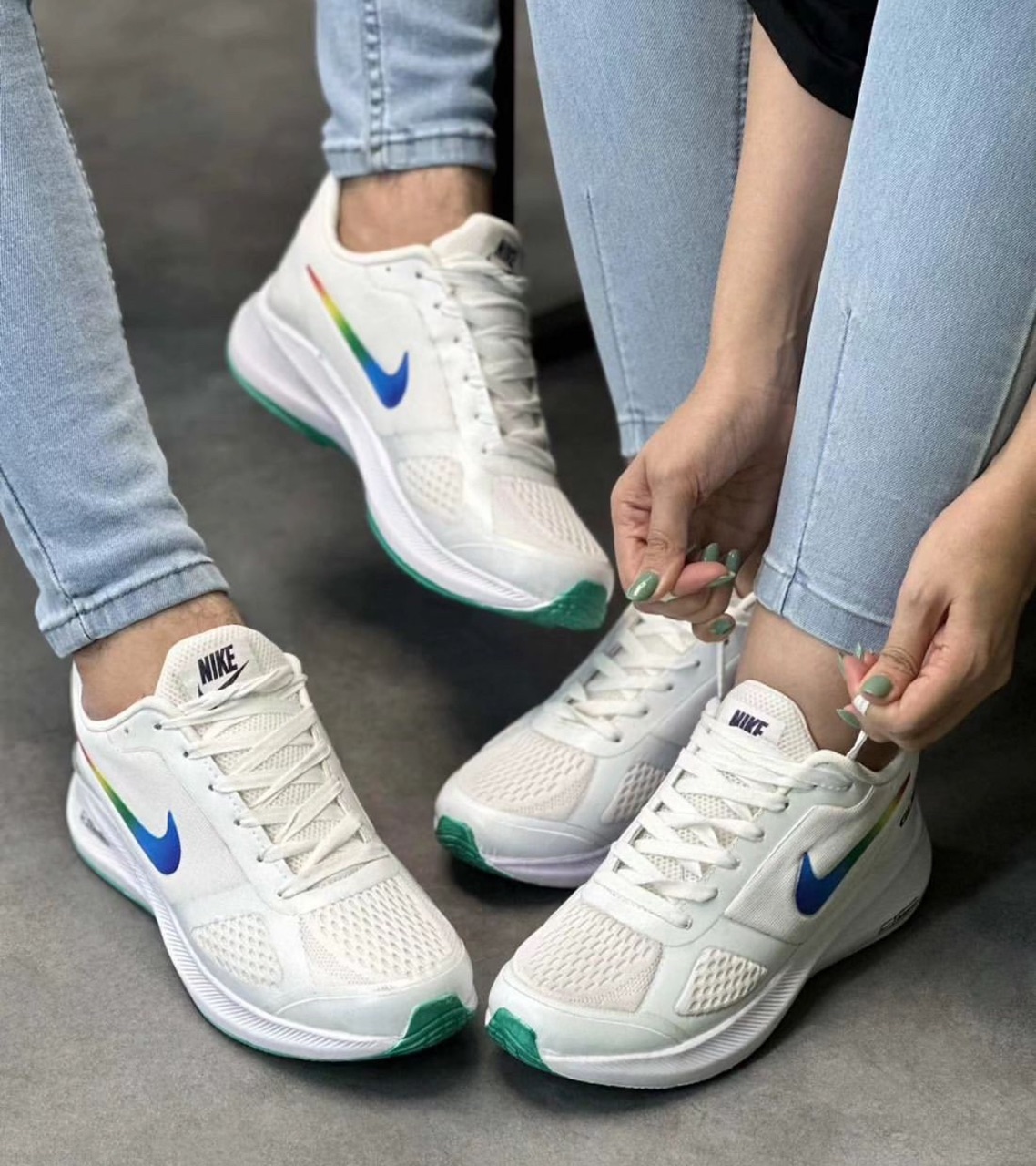 کتونی نایک رانیننگ مردانه ست زنانه و مردانه حراج فقط 498