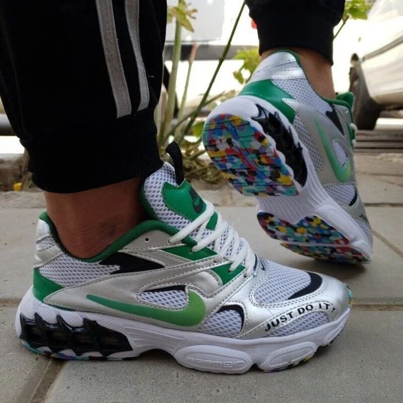 کتونی نایک مردانه تانکی رنگ سفید مشکی NIKE