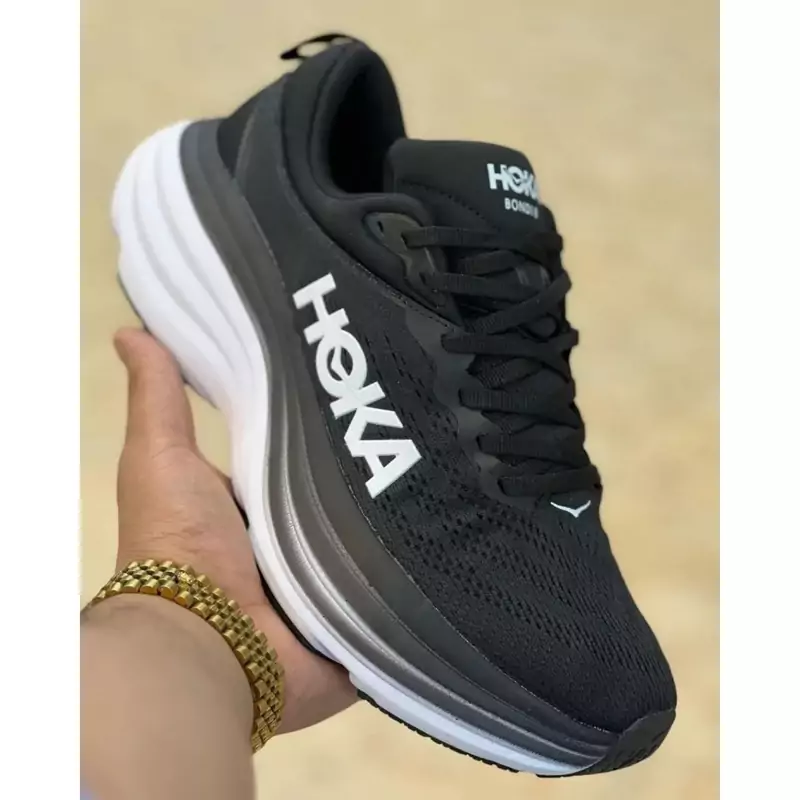 کتونی لژ دار هوکا باندی 8 مردانه رنگ آبی HOKA