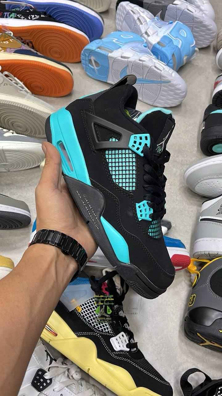 کتونی ساقدار بزرگپا جردن 4 رنگ  طوسی مشکی جدید و ترند JORDAN