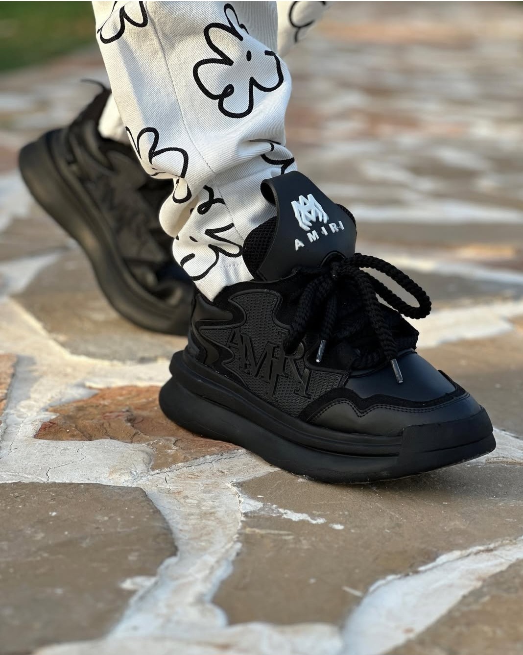 ونس امیری مردانه مدل 2024 رنگ فول مشکی AMIRI