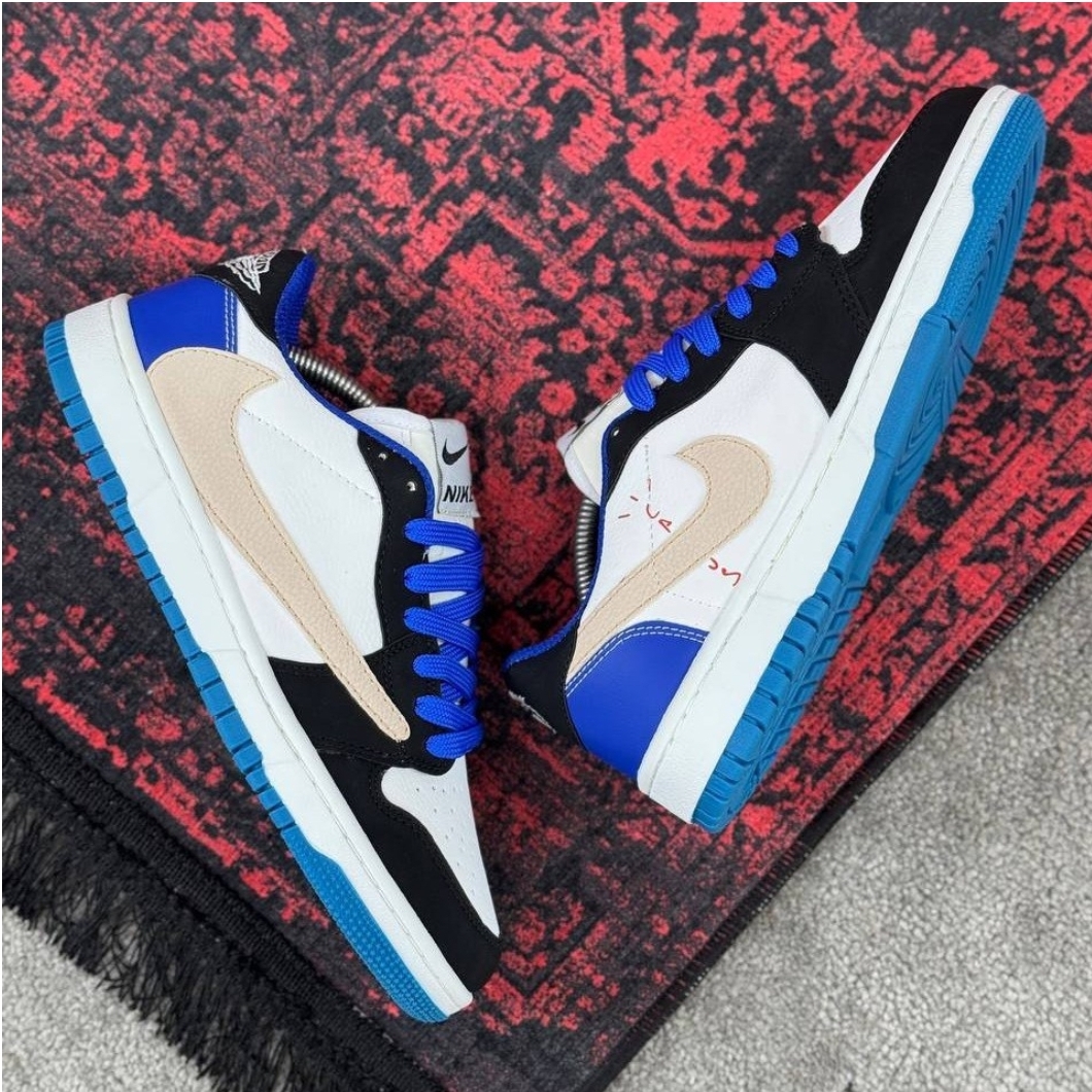 ونس نایک تراویس سفید آبی موتیکو فروش ویژه