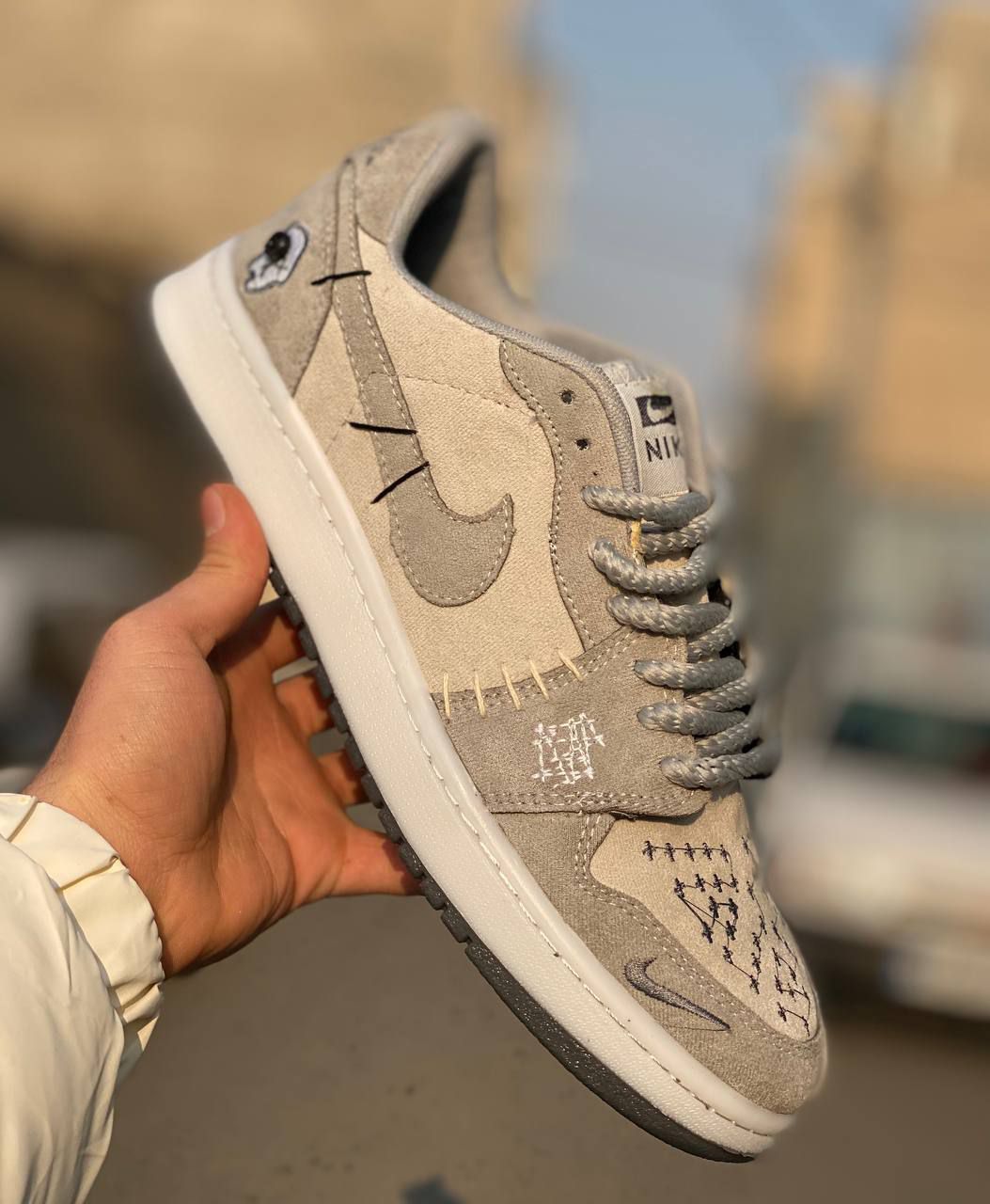 کتونی جردن ۱ وودو   air jordan 1 voodoo