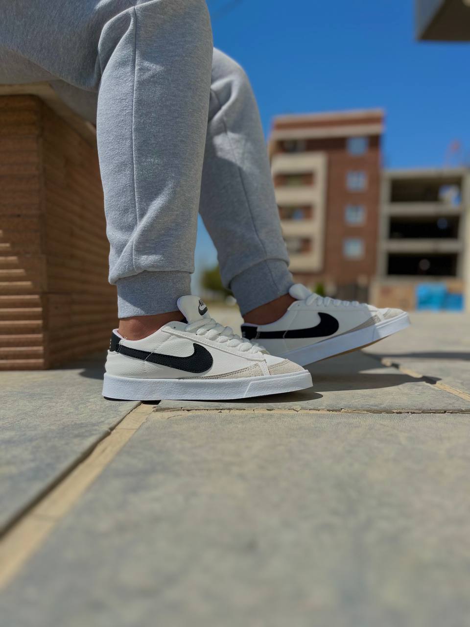 کتونی نایک بلیزر رنگ سفید مشکی جدید و حراج