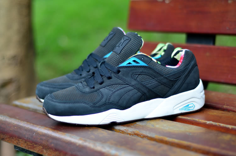 حراج کتونی اوجینال آکبند پوما PUMA TRINOMIC تکسایز40 رنگ سبز