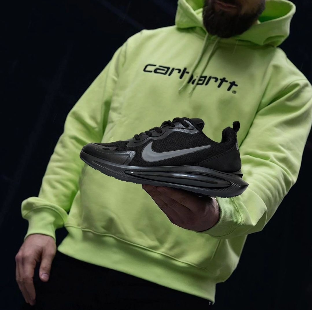 کتونی نایک کپسولی رنگ مشکی سفید جدید و آف nike