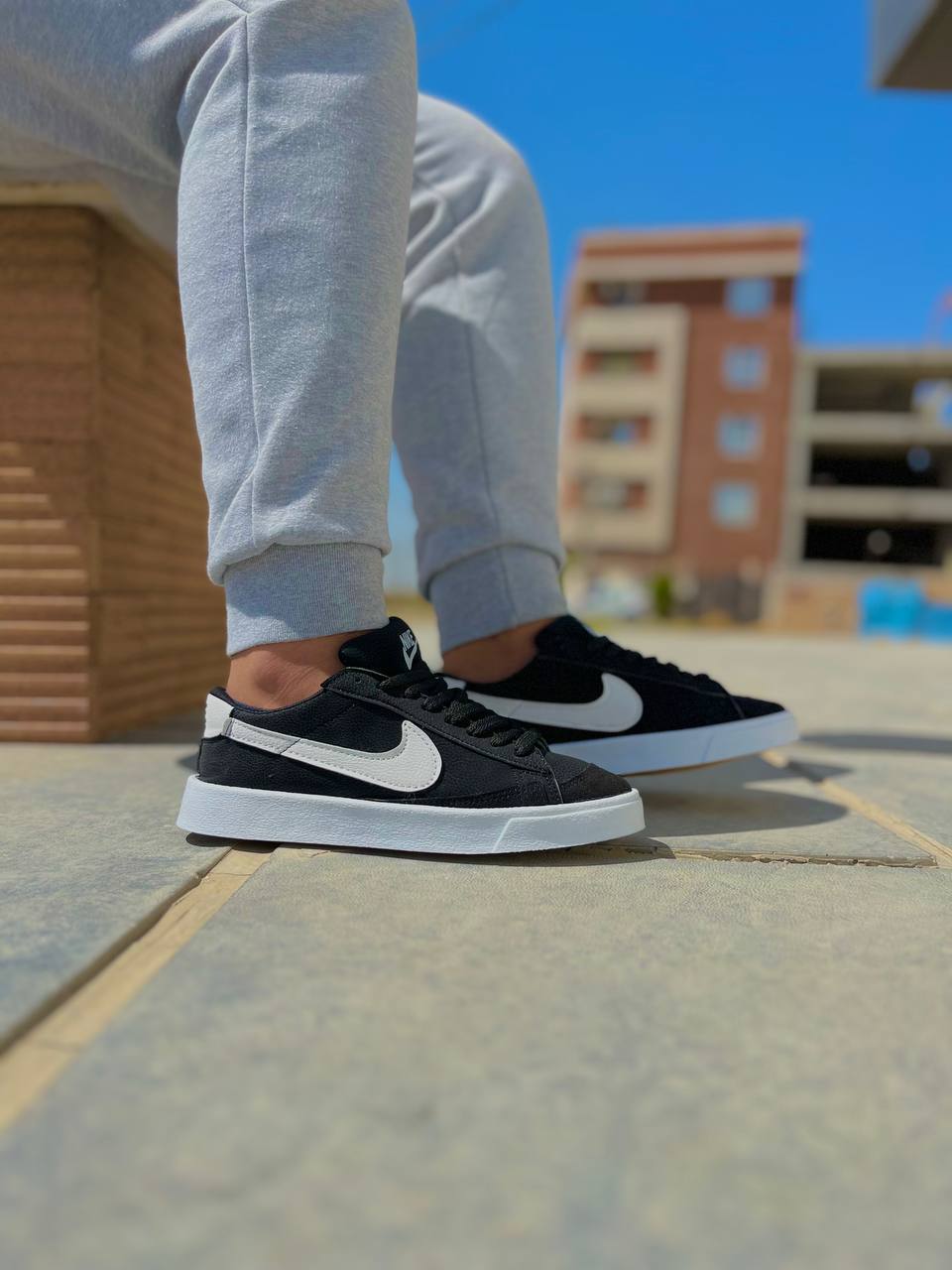 کتونی نایک بلیزر رنگ سفید مشکی جدید و حراج