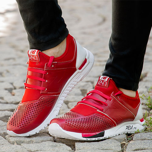 کتونی نیوبالانس قرمز حراجی تکسایز فقط 198 هزار