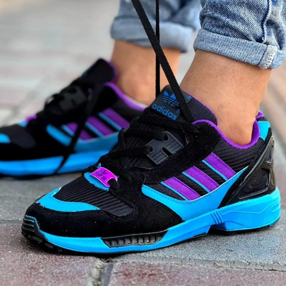 کتونی زدایکس 8000 مردانه رنگ مشکی آبی