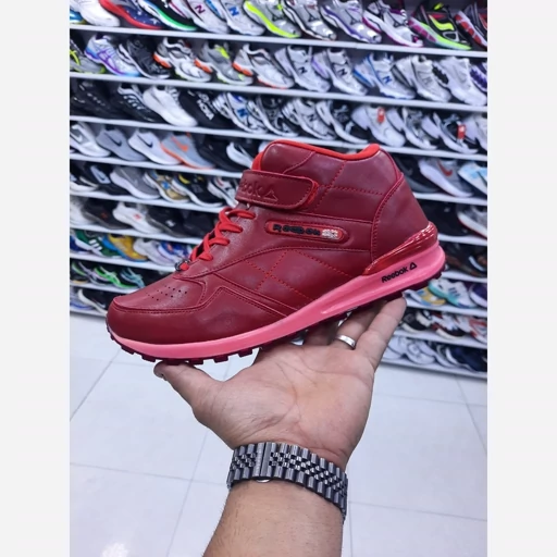 کتونی ریبوک ساقدار رنگ قرمز حراج شد